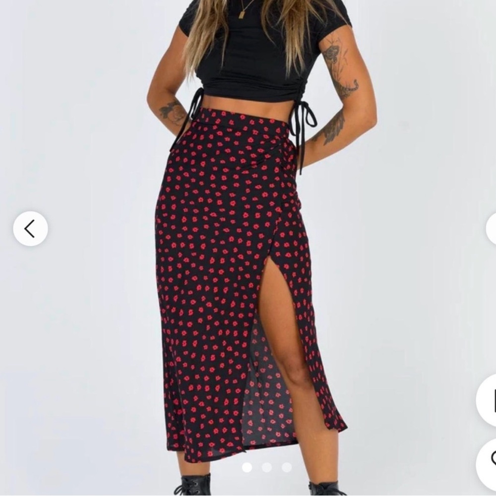 Princess Polly Mabel Floral Midi Skirt